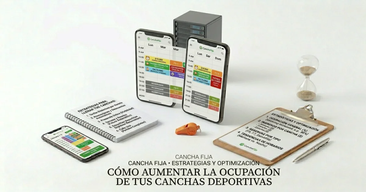 Cómo aumentar la ocupación de tus canchas deportivas